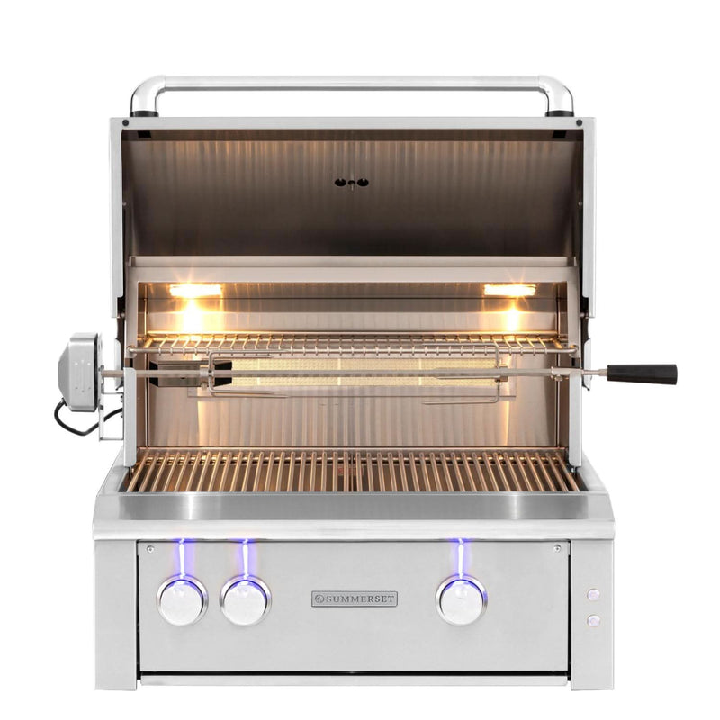 Summerset Alturi - 30-Inch 2-Burner Built-In Grill - Liquid Propane Gas - ALT30T-LP