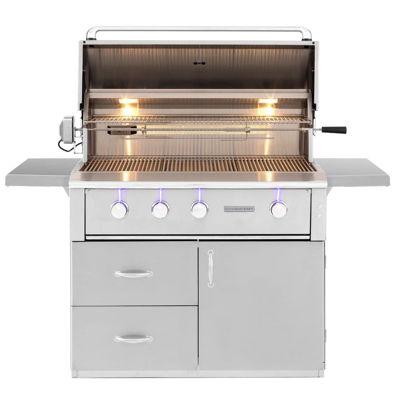 Summerset Alturi - 42-Inch 3-Burner Freestanding Grill - Liquid Propane Gas - ALT42T-LP + CART-ALT42