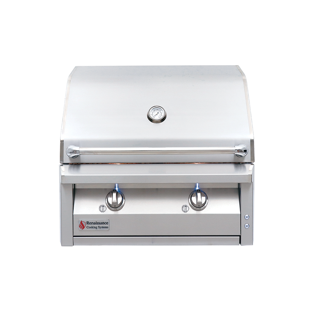RCS ARG - 30-Inch 2-Burner Built-In Grill - Liquid Propane Gas - ARG30 LP