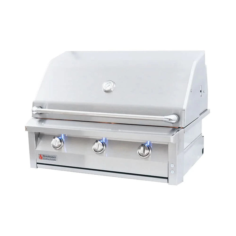 RCS ARG - 36-Inch 3-Burner Built-In Grill - Liquid Propane Gas - ARG36 LP