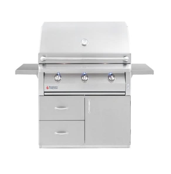 RCS ARG - 36-Inch 3-Burner Freestanding Grill - Liquid Propane Gas - ARG36 CK