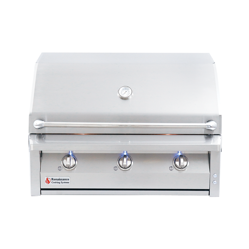 RCS ARG - 36-Inch 3-Burner Freestanding Grill - Liquid Propane Gas - ARG36 CK