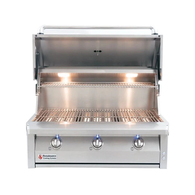 RCS ARG - 36-Inch 3-Burner Built-In Grill - Natural Gas - ARG36