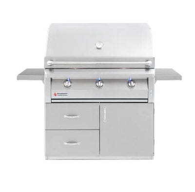RCS ARG - 42-Inch 3-Burner Freestanding Grill - Liquid Propane Gas - ARG42 LP + ARG42CART