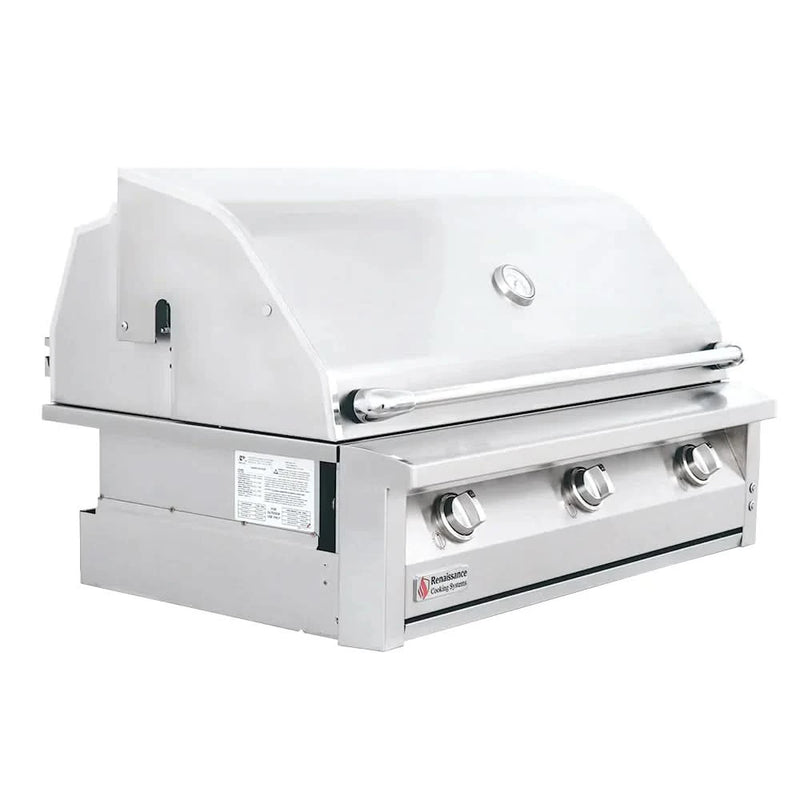 RCS ARG - 42-Inch 3-Burner Freestanding Grill - Liquid Propane Gas - ARG42 LP + ARG42CART