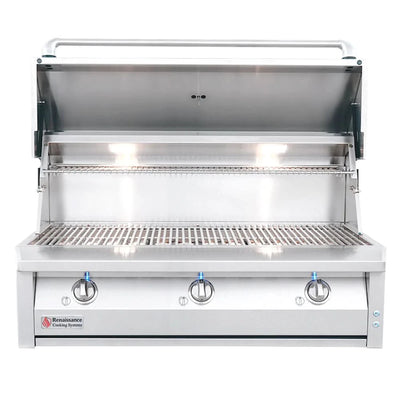 RCS ARG - 42-Inch 3-Burner Built-In Grill - Liquid Propane Gas - ARG42 LP