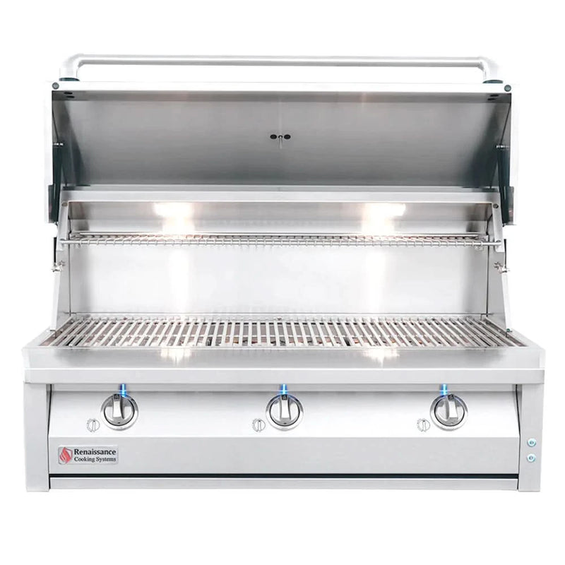 RCS ARG - 42-Inch 3-Burner Freestanding Grill - Natural Gas - ARG42 + ARG42CART
