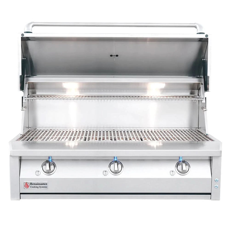 RCS ARG - 42-Inch 3-Burner Built-In Grill - Liquid Propane Gas - ARG42 LP