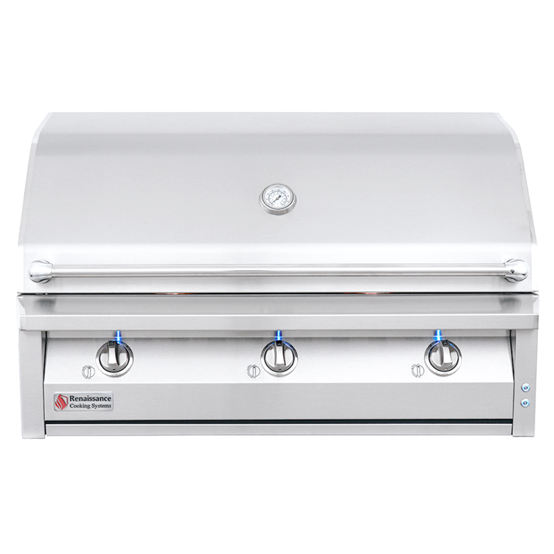 RCS ARG - 42-Inch 3-Burner Freestanding Grill - Liquid Propane Gas - ARG42 LP + ARG42CART