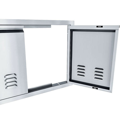 Sunstone 36 Inch Aruba Series Vented Double Doors - ARU-DDV36