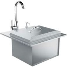 Sunstone Commercial Sinks with Lid and Cutting Board, 21 Inch - B-PS21