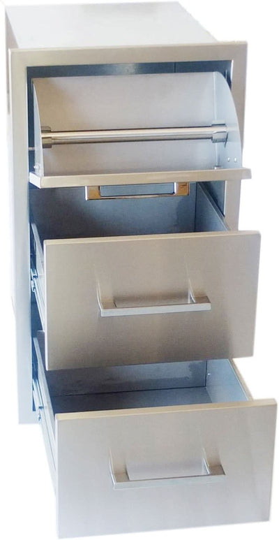 Sunstone 17 Belved Frame Paper Towel Drawer Combo - BA-DPCF17