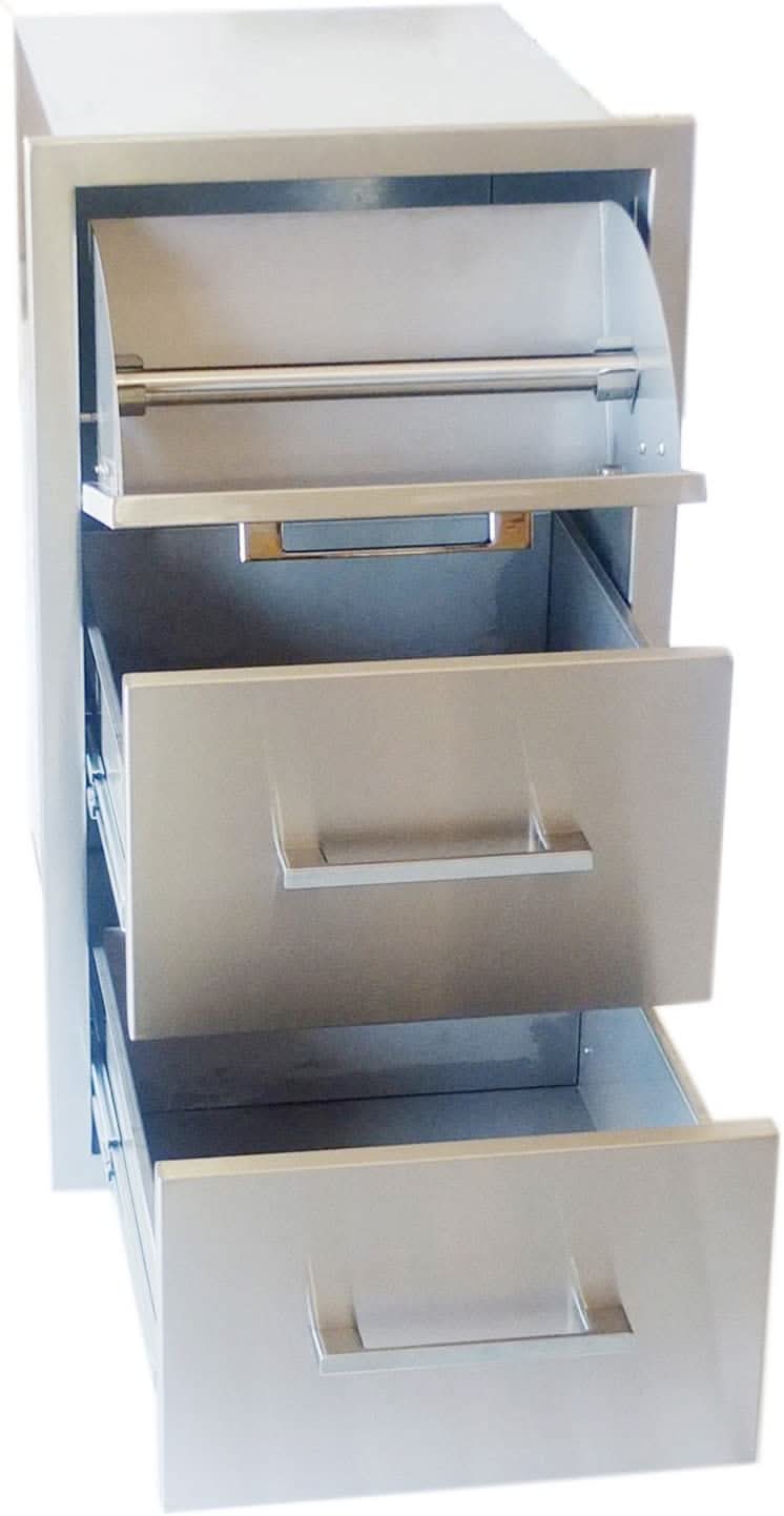 Sunstone 17 Belved Frame Paper Towel Drawer Combo - BA-DPCF17