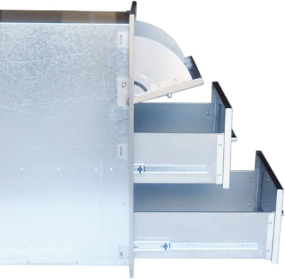 Sunstone 17 Belved Frame Paper Towel Drawer Combo - BA-DPCF17