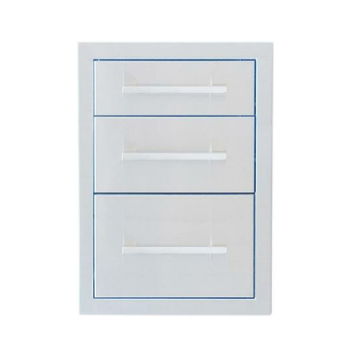 Sunstone 18 Beveled Frame Triple Drawer - BA-TD18