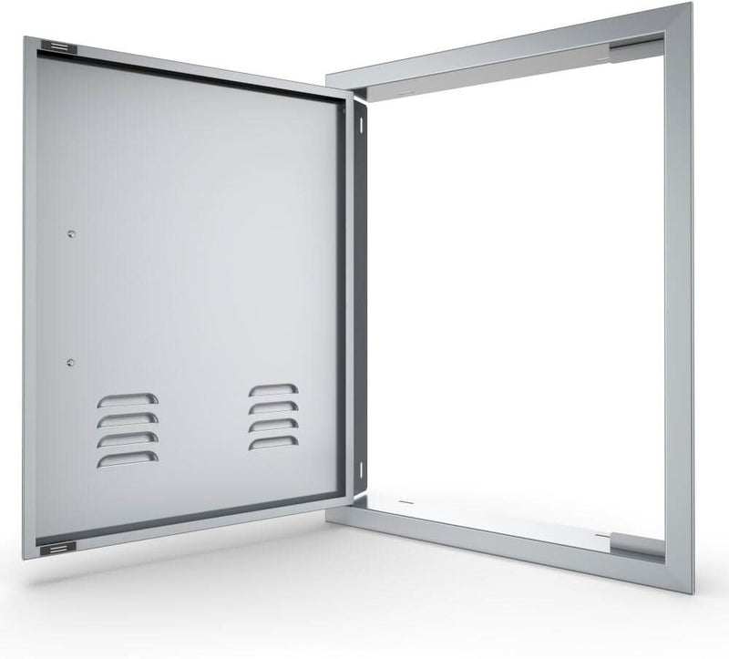 Sunstone Beveled Frame Left Swing Vertical Vented Door - BA-VDVL1724