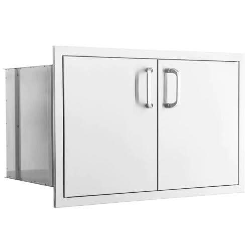 PCM 260 Series 32 Inch Sealed Dry Storage Pantry With Shelf - BBQ-260-DRY-STG