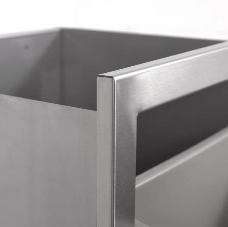 PCM 350 Series 20 Inch Roll Out Double Trash/Recycling Bin - BBQ-350-TREC-DRW