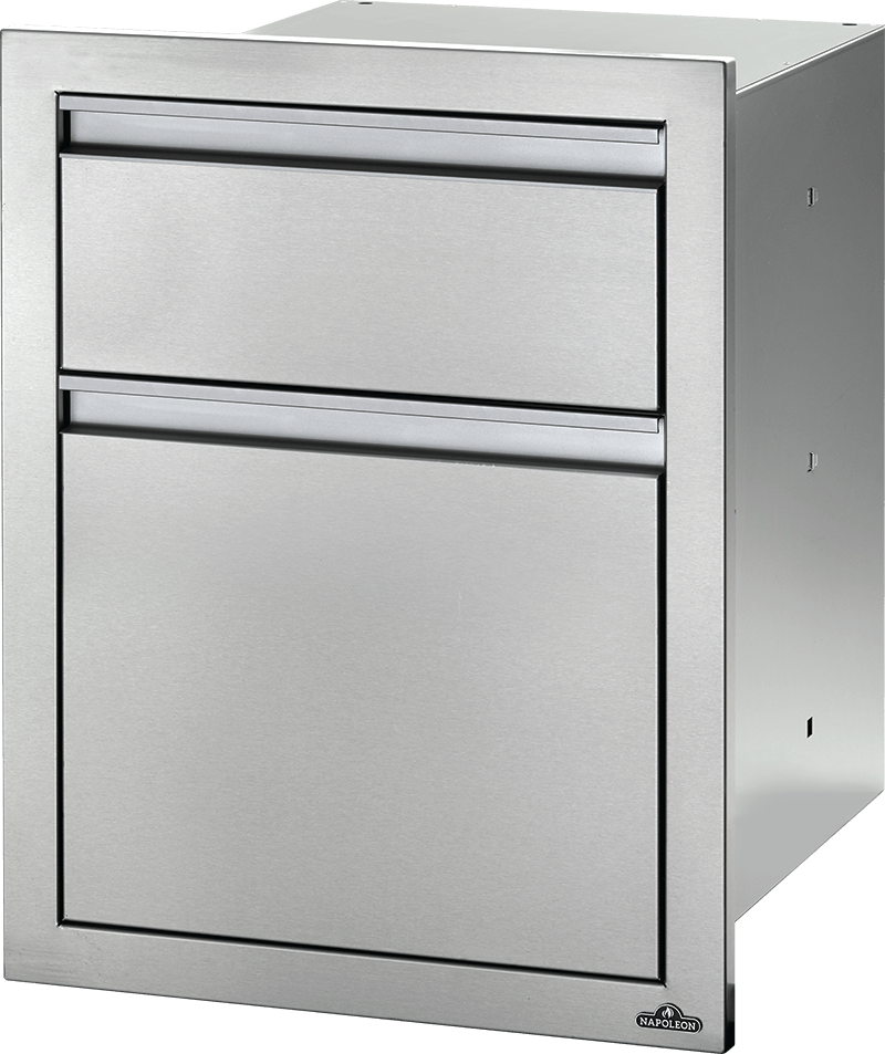 Napoleon 18 X 24 Double Drawer: Large And Standard Large And Standard - BI-1824-2DR