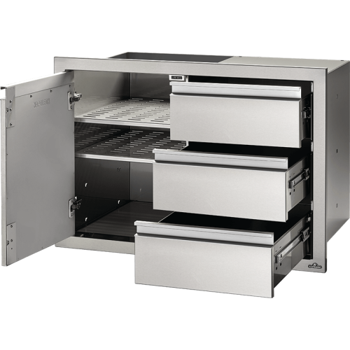 Napoleon 36 X 24 Single Door & Triple Drawer Combo - BI-3624-1D3DR