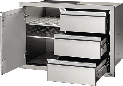 Napoleon 42 X 24 Large Door & Waste Bin Drawer And Waste Bin Drawer - BI-4224-1D1W