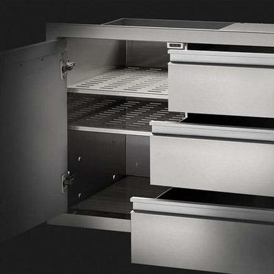 Napoleon 42 X 24 Large Single Door & Standard Drawer And Standard Drawer - BI-4224-1D2DR