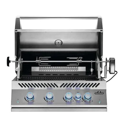 Napoleon 700 Series 32 RB - 32-Inch 4-Burner Built-In Grill with Infrared Rear Burner - Liquid Propane Gas - BIG32RBPSS