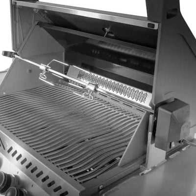 Napoleon Prestige 500 RB - 32-Inch 4-Burner Built-In Grill with Infrared Rear Burner - Liquid Propane Gas - BIP500RBPSS-3