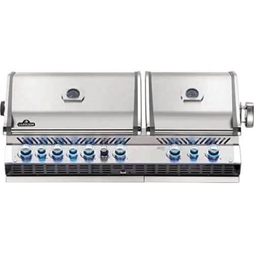 Napoleon Prestige PRO 825 - 56-Inch 6-Burner Built In Grill - Liquid Propane Gas - BIPRO825RBIPSS-3