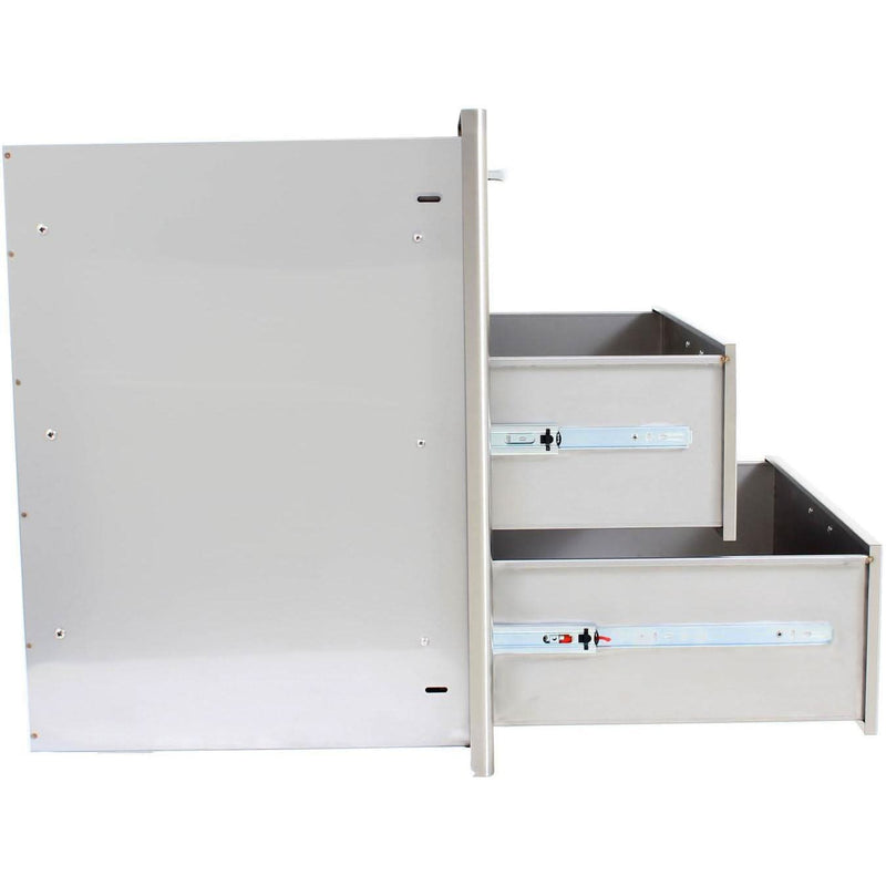 Blaze 30-Inch Stainless Steel Triple Access Drawer - BLZ-30W-3DRW-LT