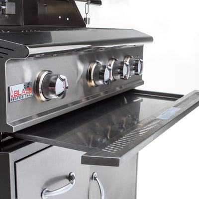 Blaze Professional LUX - 34-Inch 3-Burner Built-In Grill - Liquid Propane Gas with Rear Infrared Burner Open Box- BLZ-3PRO-LP-OB