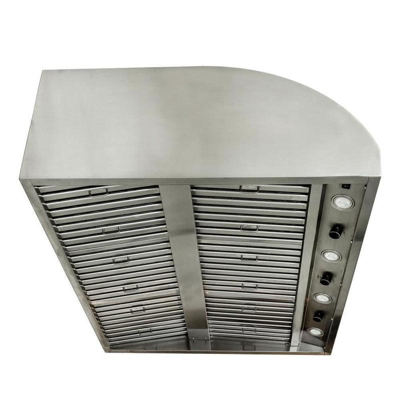 Blaze 36-Inch Stainless Steel Outdoor Vent Hood, 1000 CFM - BLZ-36-VHOOD