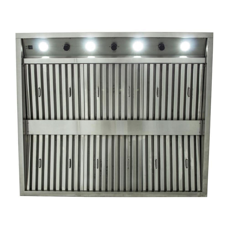 Blaze 36-Inch Stainless Steel Outdoor Vent Hood, 1000 CFM - BLZ-36-VHOOD