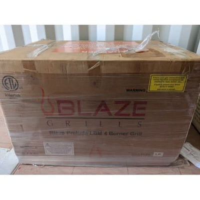 Blaze Prelude LBM - 32-Inch 4-Burner Built-In Grill - Liquid Propane Gas Open Box- BLZ-4LBM-LP-OB