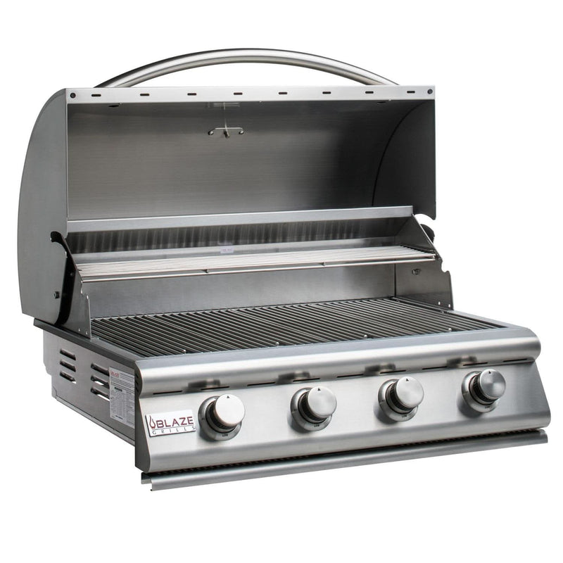 Blaze Prelude LBM - 32-Inch 4-Burner Built-In Grill - Liquid Propane Gas - BLZ-4LBM-LP