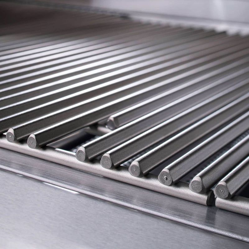 Blaze Premium LTE - 32-Inch 4-Burner Freestanding Grill - Liquid Propane Gas with Rear Infrared Burner & Grill Lights - BLZ-4LTE2MG-LP + BLZ-4-CART-SC