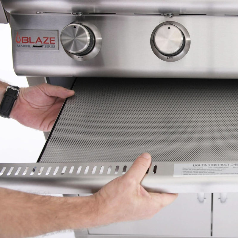 Blaze Drip Tray Flame Guard For Blaze 4-Burner Gas Grills - BLZ-4-DPFG