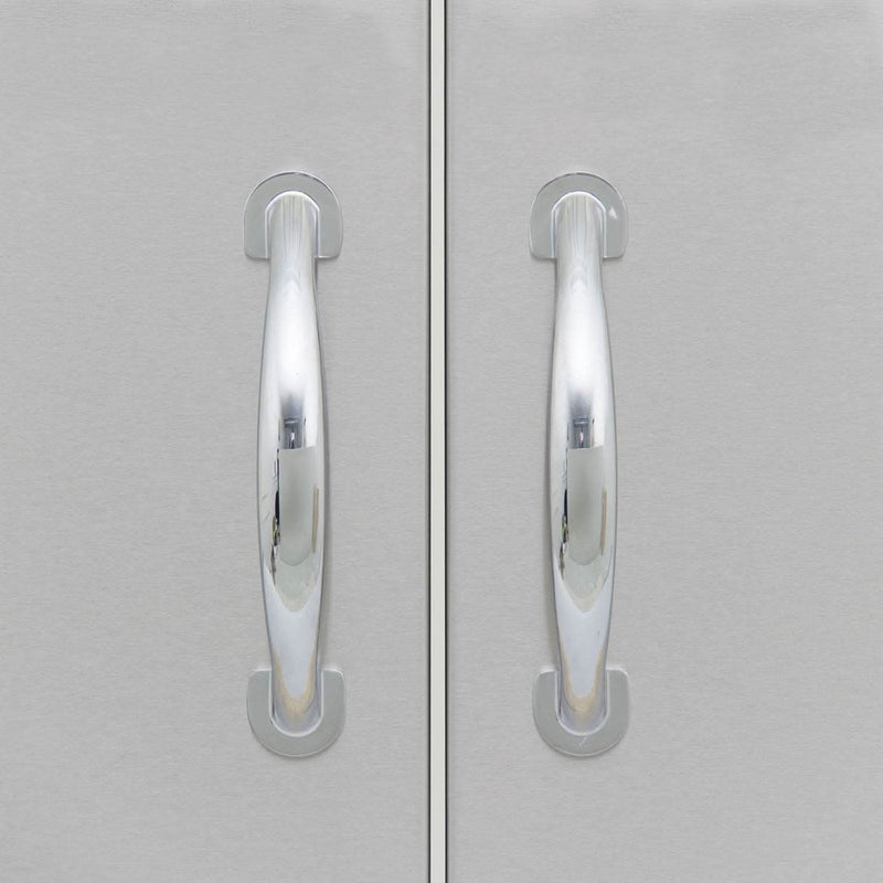 Blaze 25-Inch Stainless Steel Double Access Door - BLZ-AD25-R-SC
