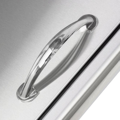 Blaze 40-Inch Stainless Steel Double Access Door With Paper Towel Holder - BLZ-AD40-R-SC