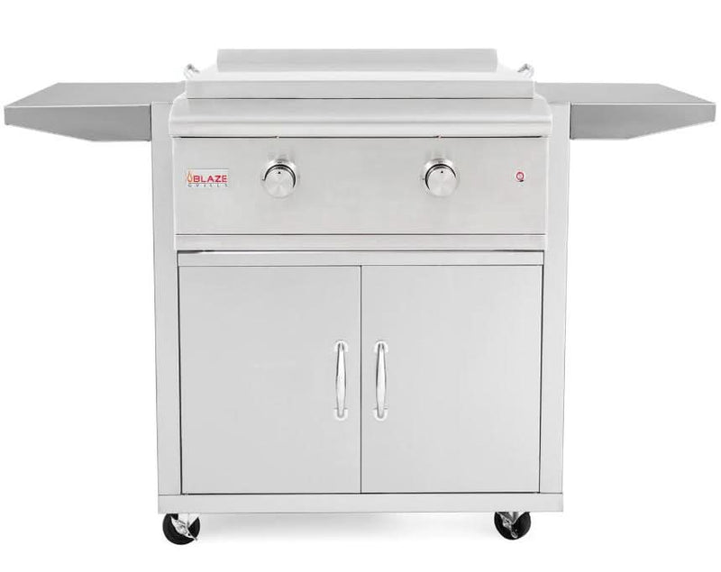 Blaze Premium LTE - 30-Inch Freestanding Griddle - Liquid Propane Gas With Lights - BLZ-GRIDDLE-LTE-LP + BLZ-GRIDDLE-CART-SC