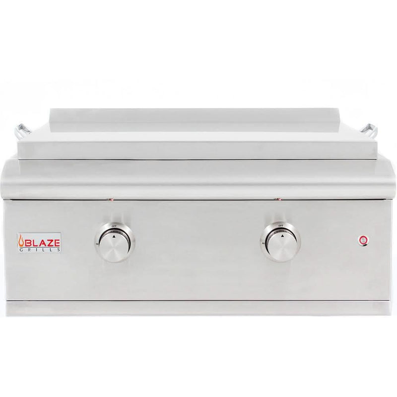 Blaze LTE+ 30-Inch Built-in Propane Gas Griddle w/ Lift-Assist Hood - BLZ-GRIDDLE-LTE3-LP