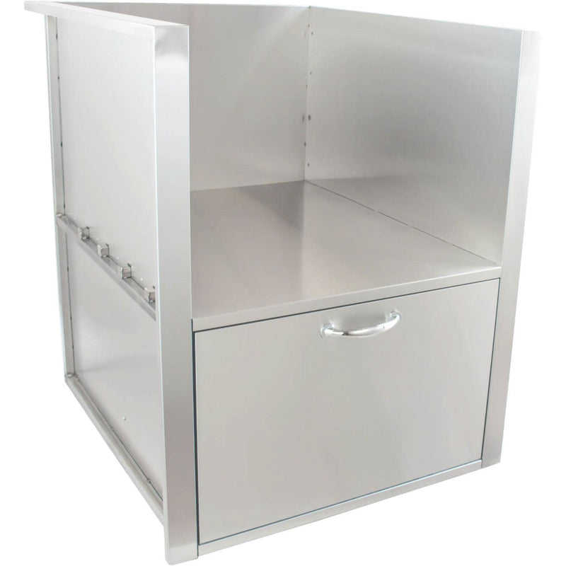 Blaze Built-In 34-Inch Kamado Sleeve With Drawer - BLZ-KMDO-SLV-LT