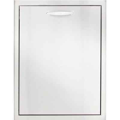 Blaze 20-Inch Roll-Out Stainless Steel Double Trash / Recycling Bin - BLZ-TREC-DRW-H
