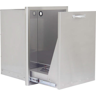 Blaze 20-Inch Stainless Steel Roll-Out Trash / Propane Tank Drawer - BLZ-TRLP-DRW-H