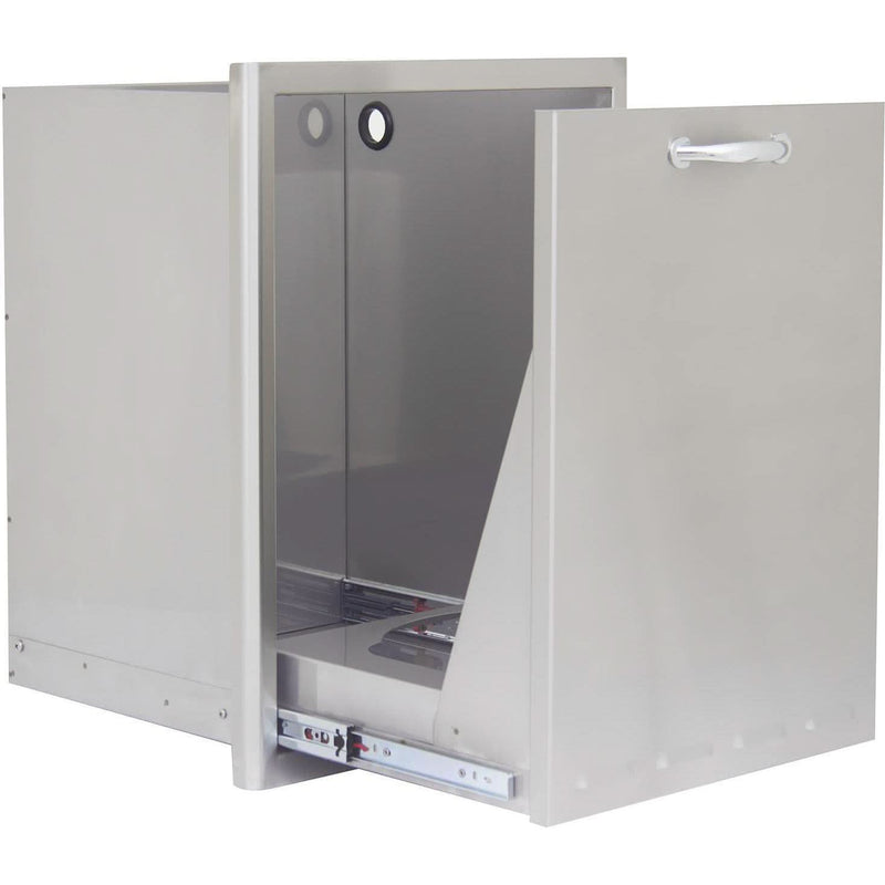 Blaze 20-Inch Stainless Steel Roll-Out Trash / Propane Tank Drawer - BLZ-TRLP-DRW-H