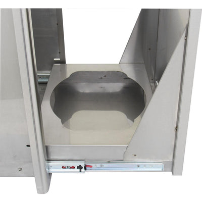 Blaze 20-Inch Stainless Steel Roll-Out Trash / Propane Tank Drawer - BLZ-TRLP-DRW-H