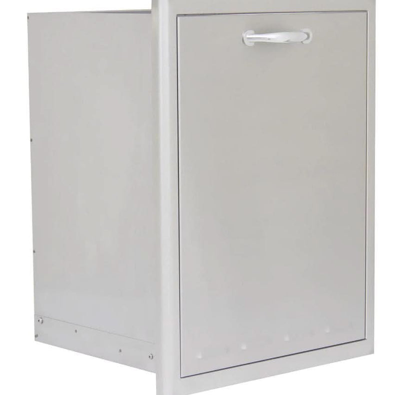 Blaze 20-Inch Stainless Steel Roll-Out Trash / Propane Tank Drawer - BLZ-TRLP-DRW-H