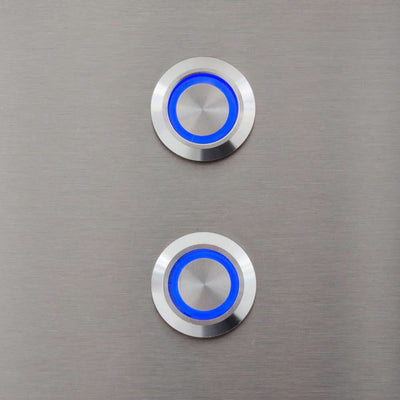 Blaze Blue LED 3 Piece Set for Power Burner, Griddle, Double Side Burner - BLZ-2LED-BLUE