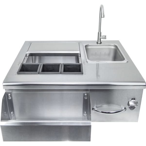 Sole Gourmet Stainless Steel Bar Tender Sinks And Cooler - BT30