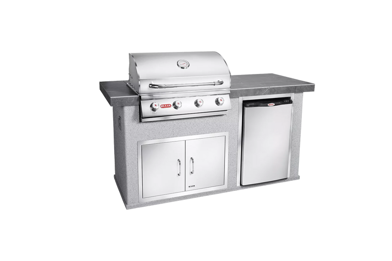 Bull Island Power Q Outdoor Island Kitchen & Grill Quartzsite Base - 31006-LP